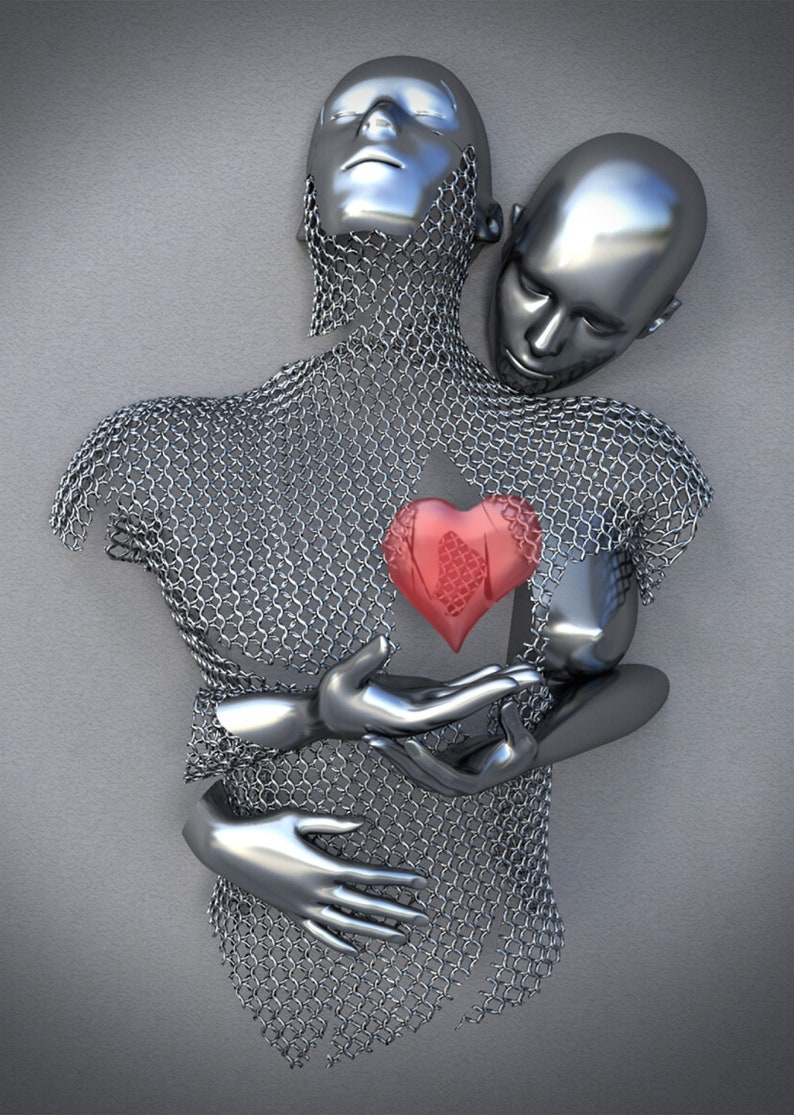 Silver Canvas Wall Art Silver Home Decor Silver Wall Art Etsy