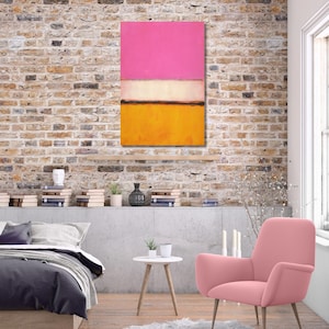 Mark Rothko White Center canvas wall art Birthday Gift Idea Museum Poster Minimalism Painting Abstract Art Art Reproduction Contemporary Art