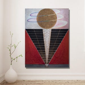 Hilma af Klint Exhibition Canvas Wall Art Hilma af Klint Altarpiece Giclee Reproduction Wall Decor Hilma af Klint Poster Hilma Gift art