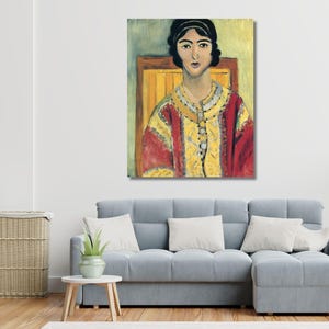 Henri Matisse Laurette Canvas Wall Art Henri Matisse Woman Portrait canvas prints, Henri Matisse art Painting, Matisse Art Print