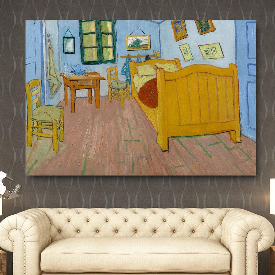 Tableau Van Gogh - Sala Da Ballo - Reproduction Sur Toile Encadrée - Italie