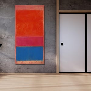 Mark Rothko Canvas Wall Art Rothko Print Modern Wall Art Rothko Wall Art Mark Rothko Print Mark Rothko Painting Rothko Museum Home Decor Art