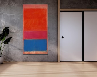 マーク・ロスコ No.3/No.13 アートプリント：抽象キャンバス壁装飾