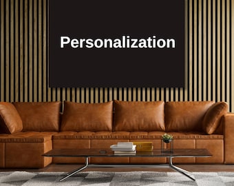 Personalisierter Leinwanddruck, fertig zum Aufhängen, individuelle Größen