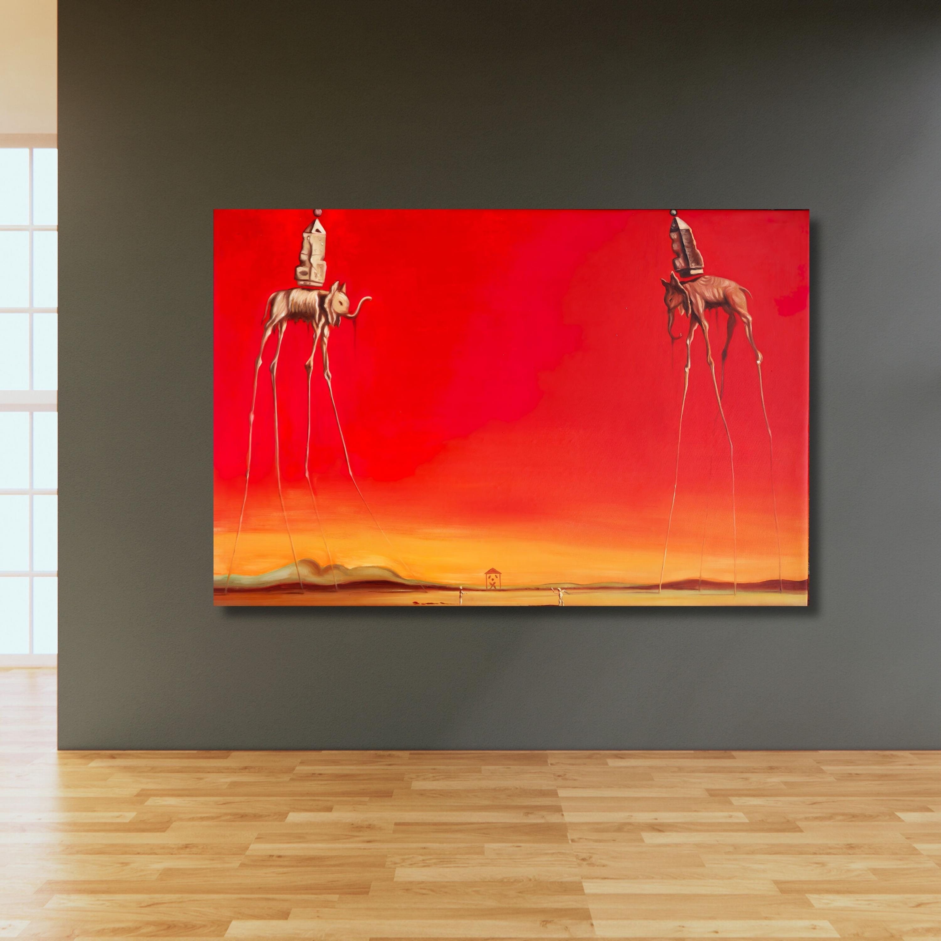 サルバドール ダリ キャンバス ウォールアート サルバドール ダリ 象