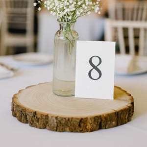 Rustic Wood Log Slice: Boho Wedding Cake Stand, Charger Plate image 3