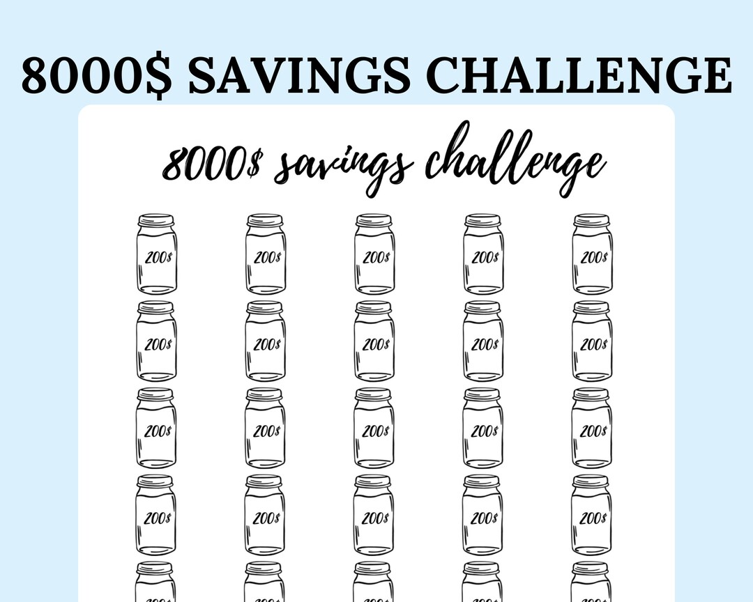 8000-savings-challenge-printable-savings-savings-tracker-etsy