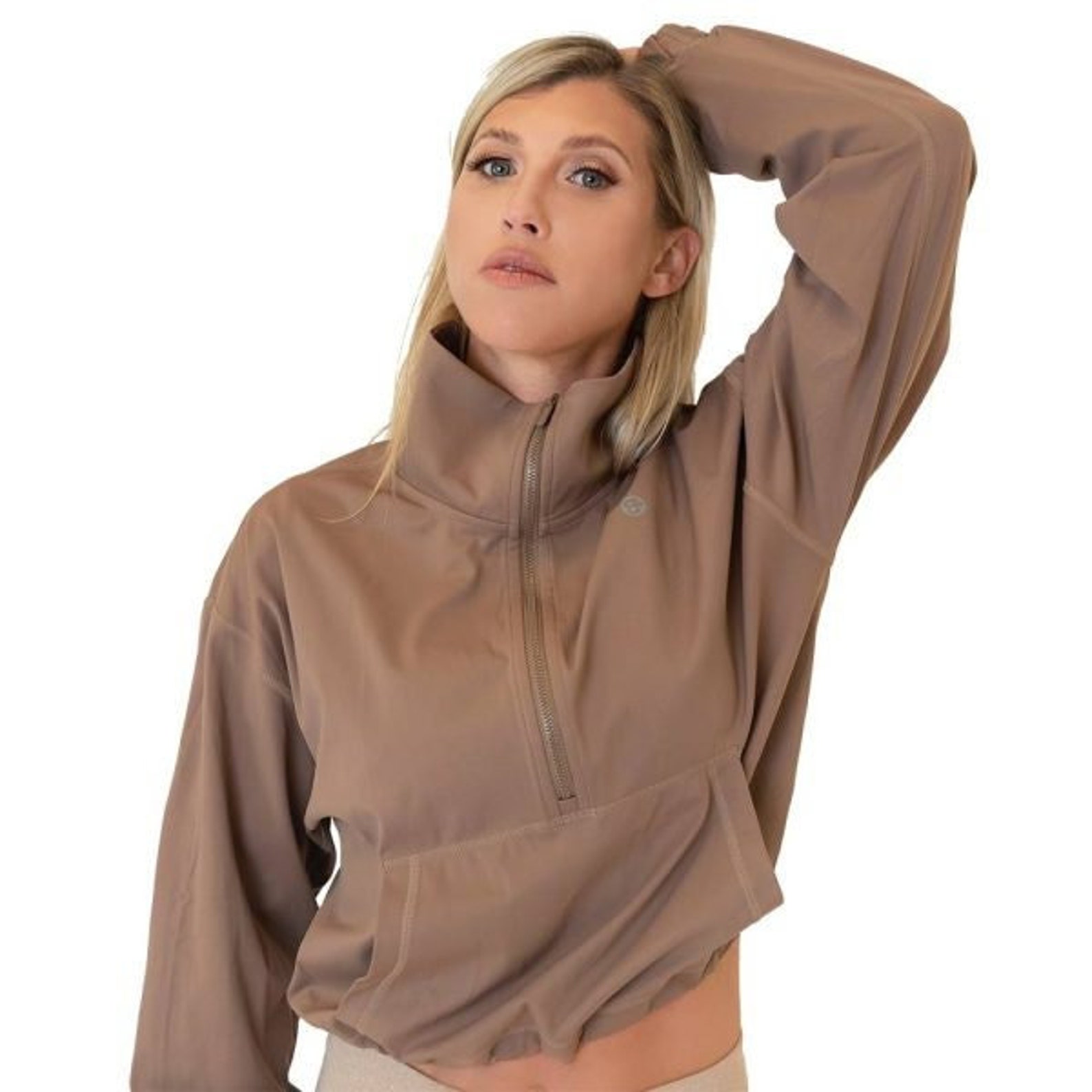 Workout Cropped Hoodie With Zipper Activewear Set for Women Etsy