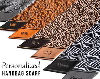 Animal Print Scarf: Personalized Handbag Handle Wrap