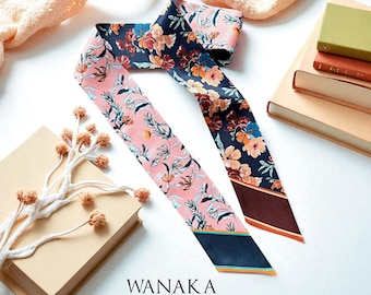 Flower Wanaka Handbag Scarf: Personalized Handbag Handle Wrap