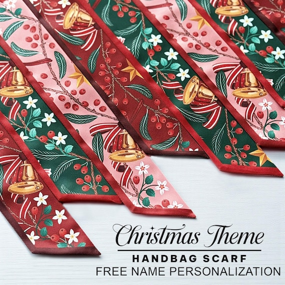 Christmas Theme Handbag Scarf