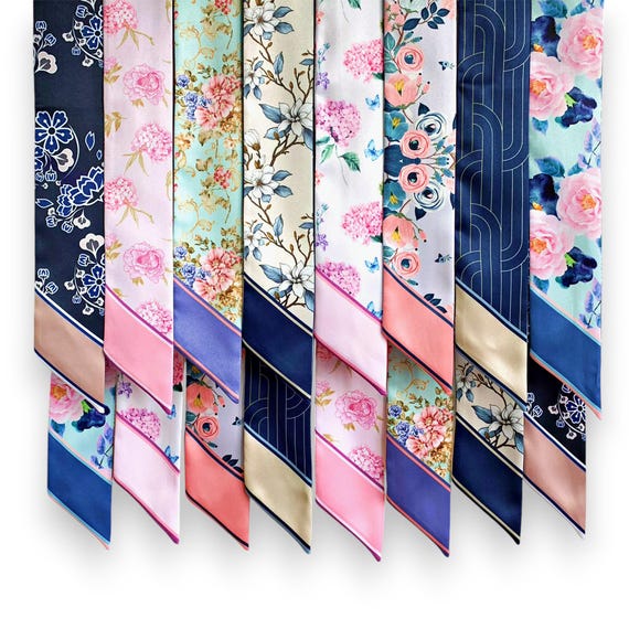 Handbag Scarf: Skinny Neckerchief, Purse Handle Wrap