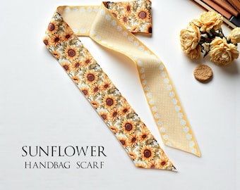 Sunflower Handbag Scarf: Handbag Handle Wrap