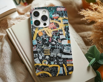Abstract Art Phone Case – Graffiti Design, Protective Cover