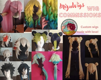 DON'T BUY ADD!!!! Custom wig commissions/Wigs on request [Read the description for more information]