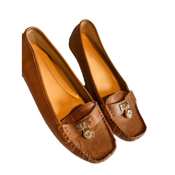 Michael Kors Brown Leather Loafers Womens Size 7.5 Slip-on Comfort Shoes - Etsy Michael Kors Brown Leather Loafers Womens Size 7.5 Slip-on Comfort Shoes - Etsy