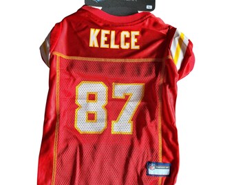Kansas City Chiefs Travis Kelce #87 Large Dog Jersey NFL Official