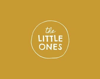 Baby Logo Design: Hand-Drawn Line Art, Premade Branding (Digital Files)