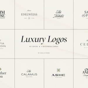 LUXURY Logos & Business Cards | FREE Customization