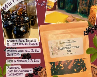 Kit Sciroppo di Sambuco Biologico