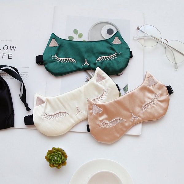 Cat Sleep Mask Etsy