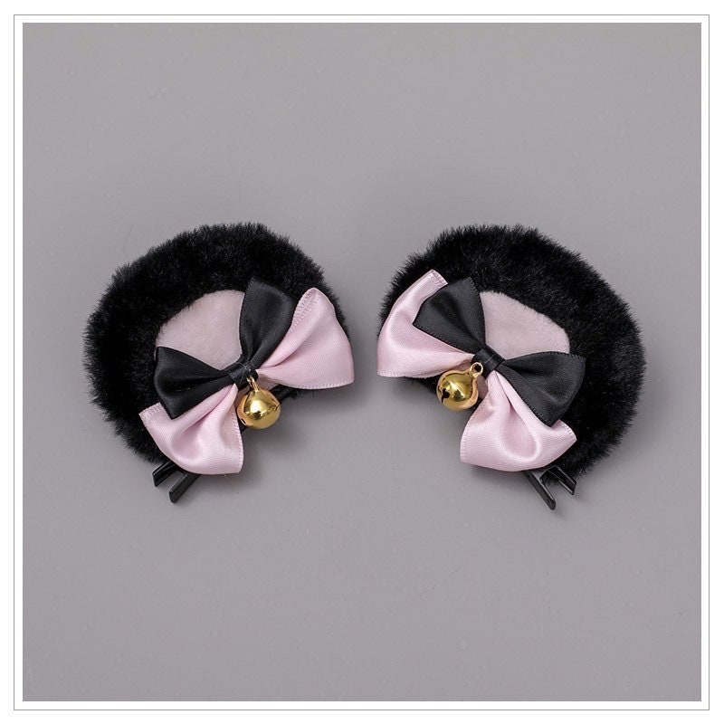 4 Colors Fluffy Cosplay Bear Ear Hairclip Adjustable Cute Fun - Etsy