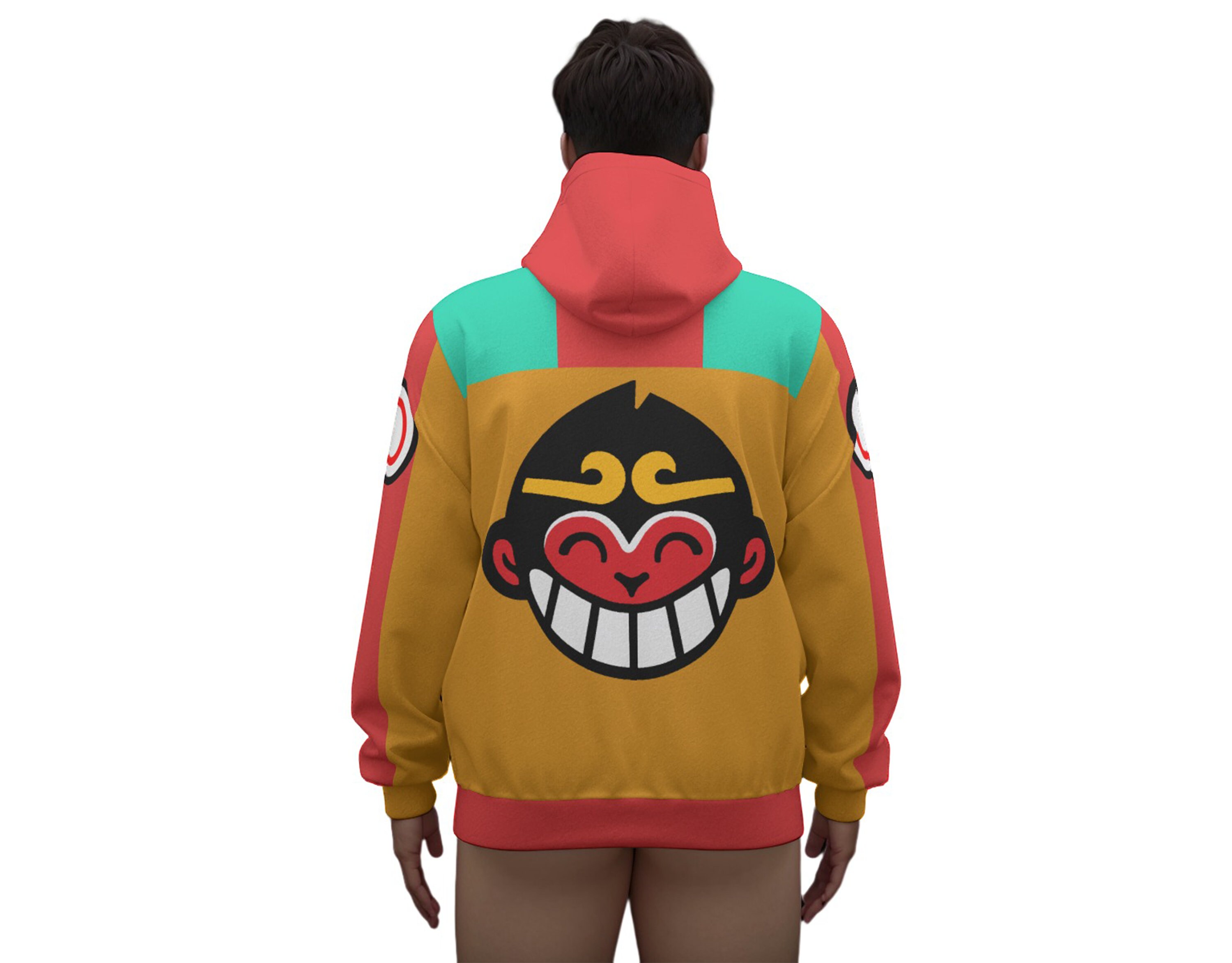 zenonmanga Animation Monkei Kid Cosplay Mk S3 Sun Wukong Oversize Unisex Zip Hoodie