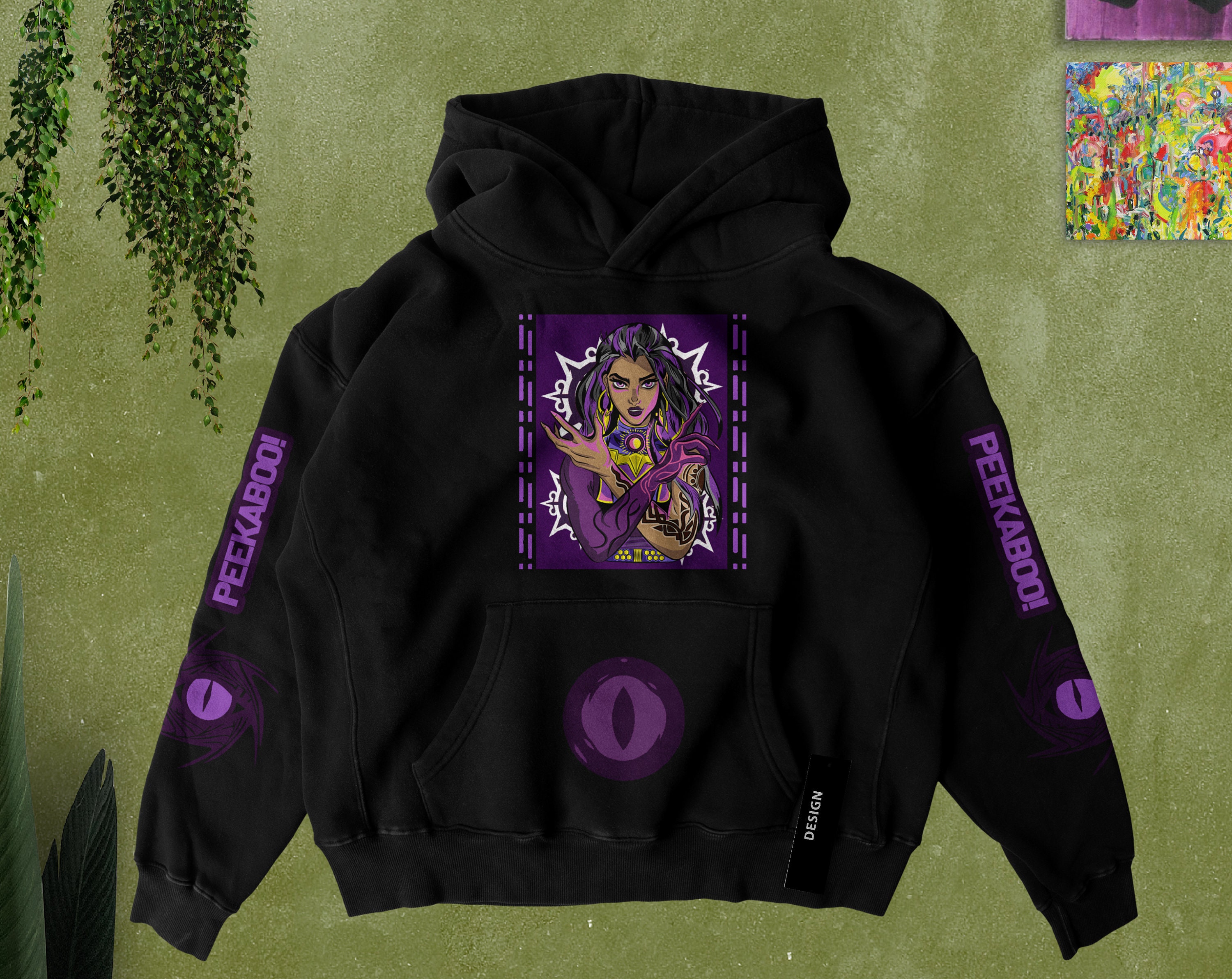 Reyna Valorant Hoodie Unisex Oversize 
