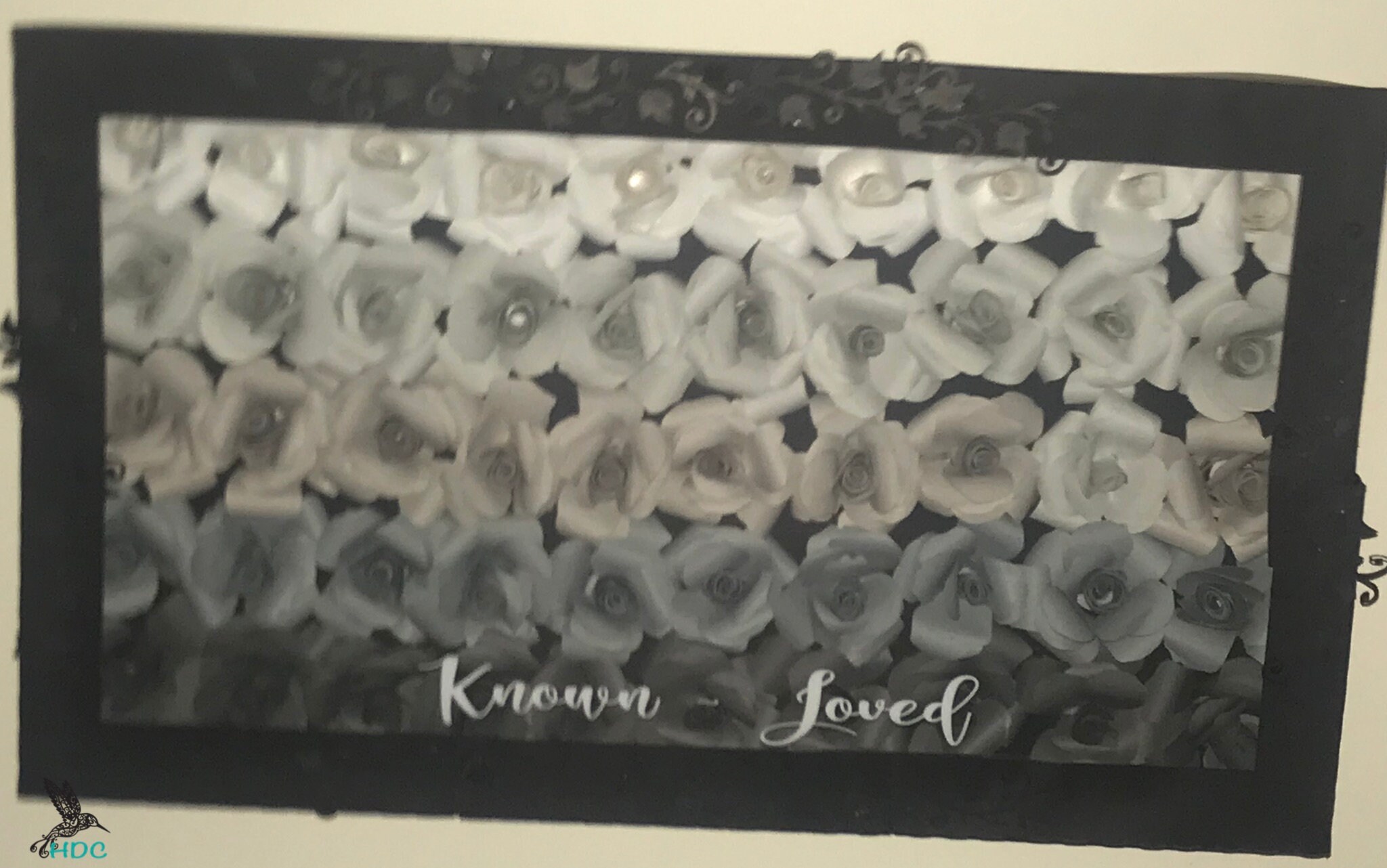 Oversized Rectangle Shadow Box Frame Svg Pattern Cardstock Etsy UK