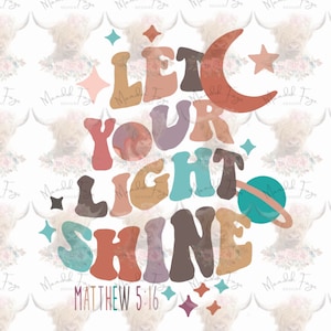 Let your light shine svg