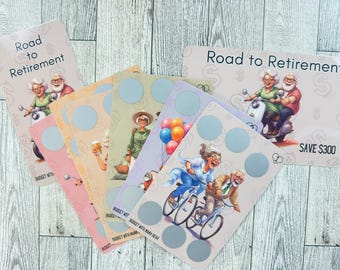 Road to Retirement Savings | Retirement Savings | Scratch Off Savings Challenge