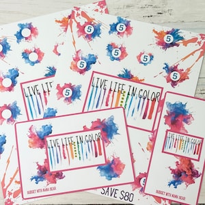 Colorful Savings | Budgeting | Savings Challenge |