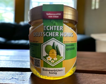 Honey - summer blossom - 5 jars of 500 grams each
