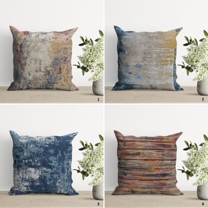 Capa de Almofada Colors of Pallette | Capa de Almofada com Efeito de Pintura em Tela | Decoração Elegante para Casa | Fronha Simples e Doce | Presente de Boas-Vindas