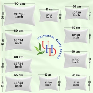 All Sizes Rectangle Pillow Insert|Soft Silicone Bead Cushion Filler for Decorative Lumbar Pillows