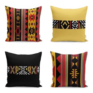 Authentic Pillow Cover|African Style Cushion Case|Tribal Pillow Case|Rustic Geometric Home Decor|Boho Style Housewarming Outdoor Pillow Case