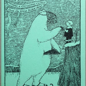 Edward Gorey Annuncio Cartolina Per Una Mostra Retrospettiva - 1995