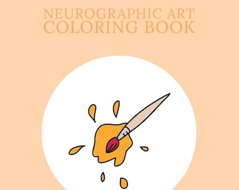 Neurographic Art Coloring Book, Abstract Designs (Digital Download)