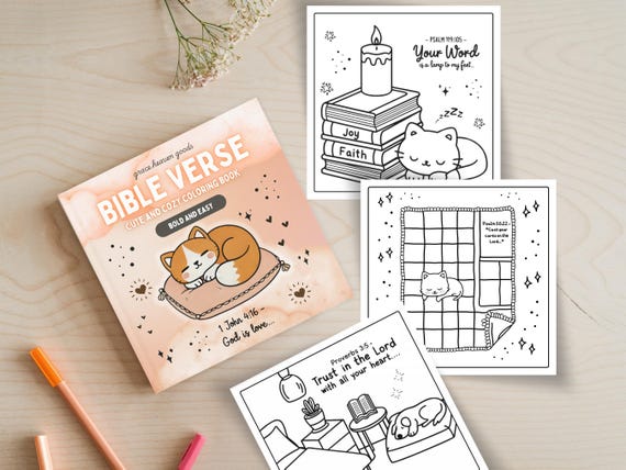 Bold and Easy Faith Coloring Book Bible Verses Christian Coloring Pages Homeschool & Sunday School Bible Verse Coloring Book for Adults Kids