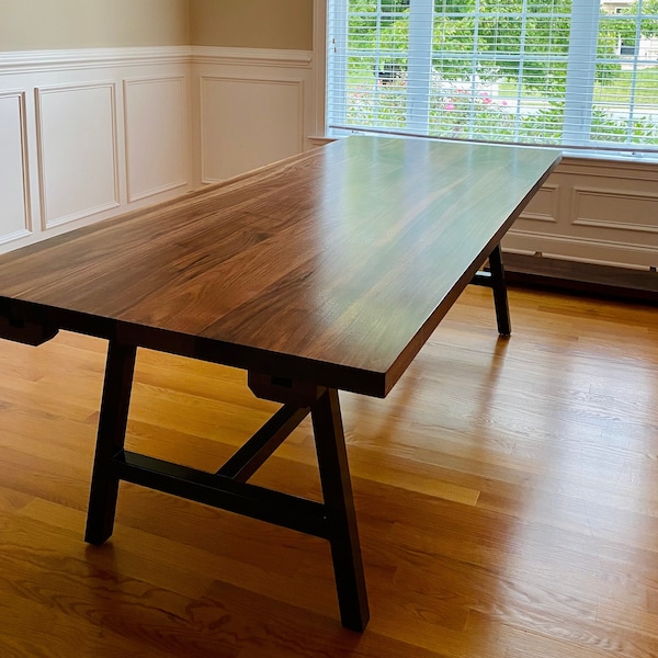 Wood Trestle Table Legs Etsy