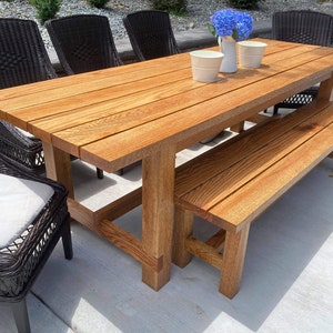 Amish Made Outdoor Tables, High Quality Hard Wood Tables, Patio Table,  Picnic Table, Solid Oak Maple Or Cherry Tables