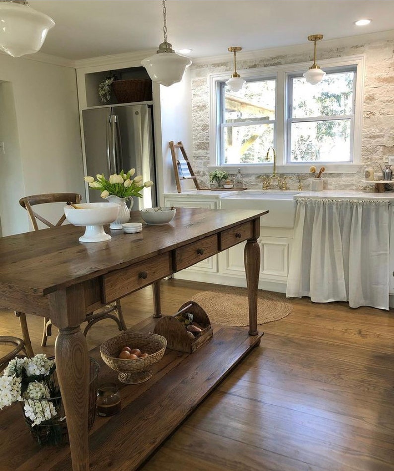 Amish Crafted Custom Kitchen Islands Solid Hard Wood Islands Etsy