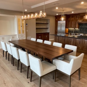 Black Walnut Dining Tables | Amish Handcrafted Custom Tables | Thick Tops | Sustainable Hardwood Tables|  Free Shipping