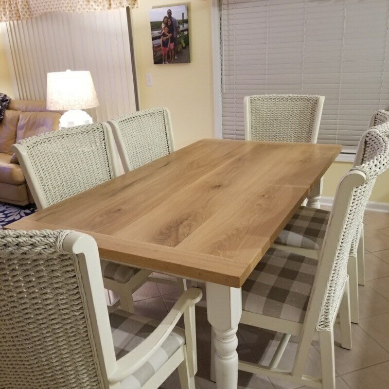 Solid Wood Dining Table - Etsy