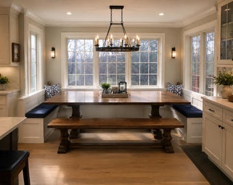 Amish Made Trestle Tables - Hand Crafted - Custom Made
