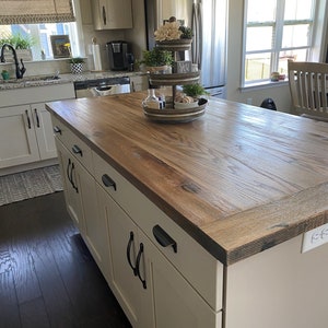 Luxury (LOCAL ONLY DFW) Butcher Block Butchers Table, Kitchen Island