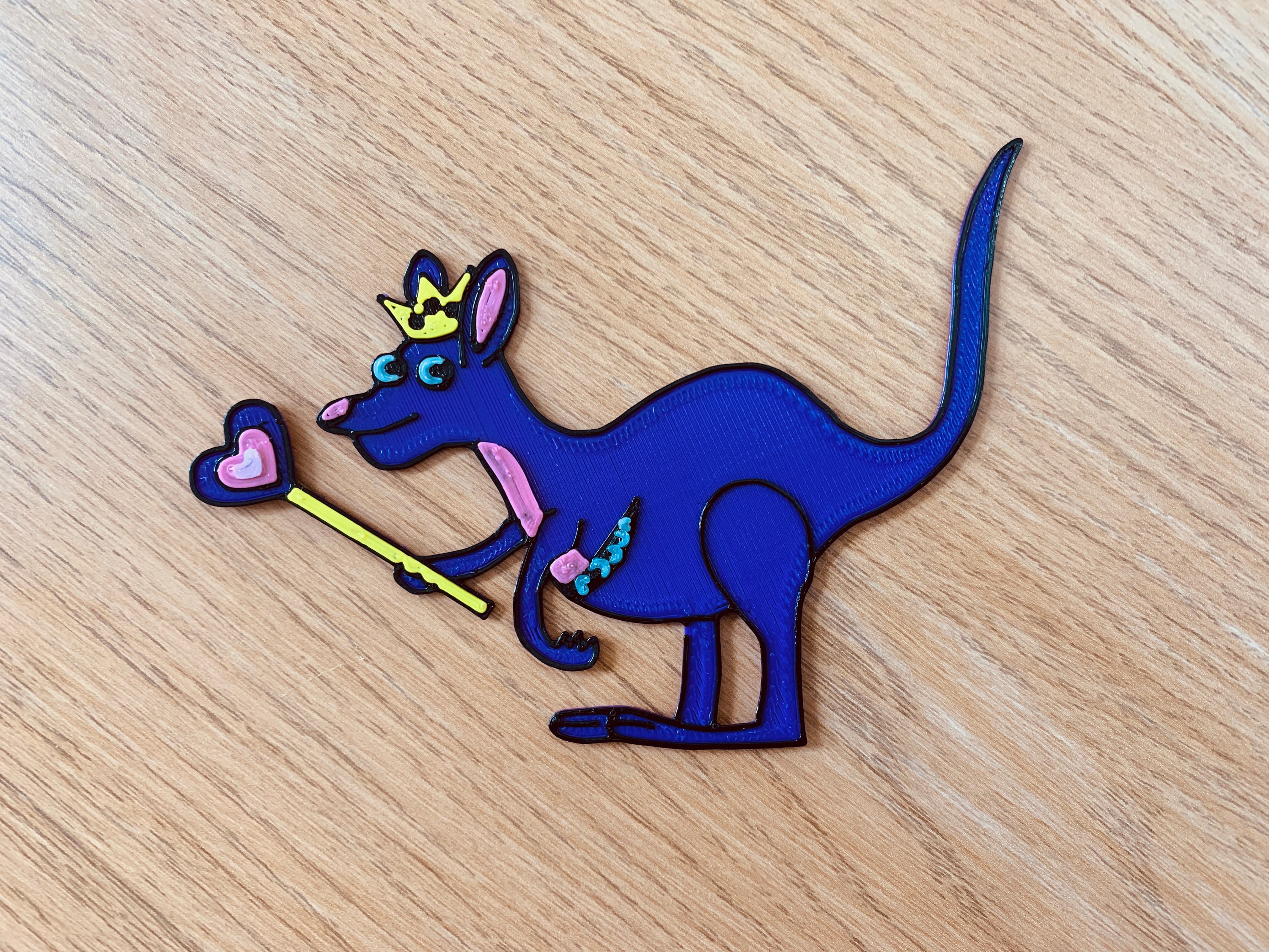 Garten of Banban Inspired Queen Bouncelia Bookmark - 3D Printed