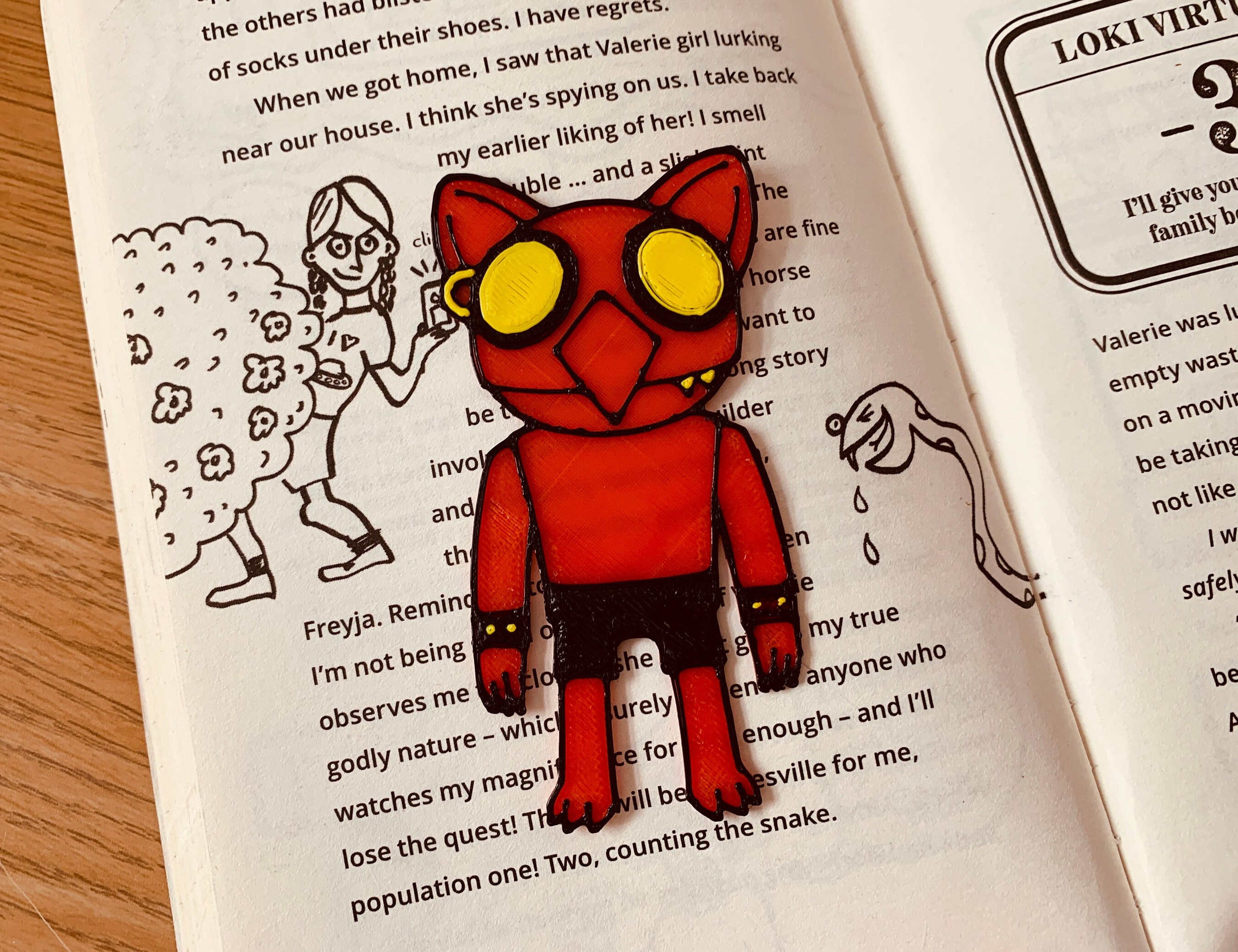 Roblox Doors Inspired El Goblino Bookmark 3D Printed Gamer Etsy Australia