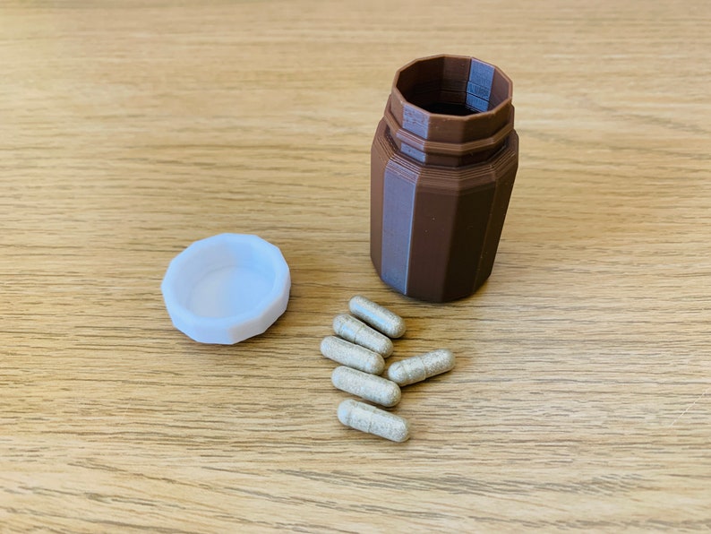 Roblox Doors Game Inspired Vitamin Bottle 3d Printed Gamer Etsy