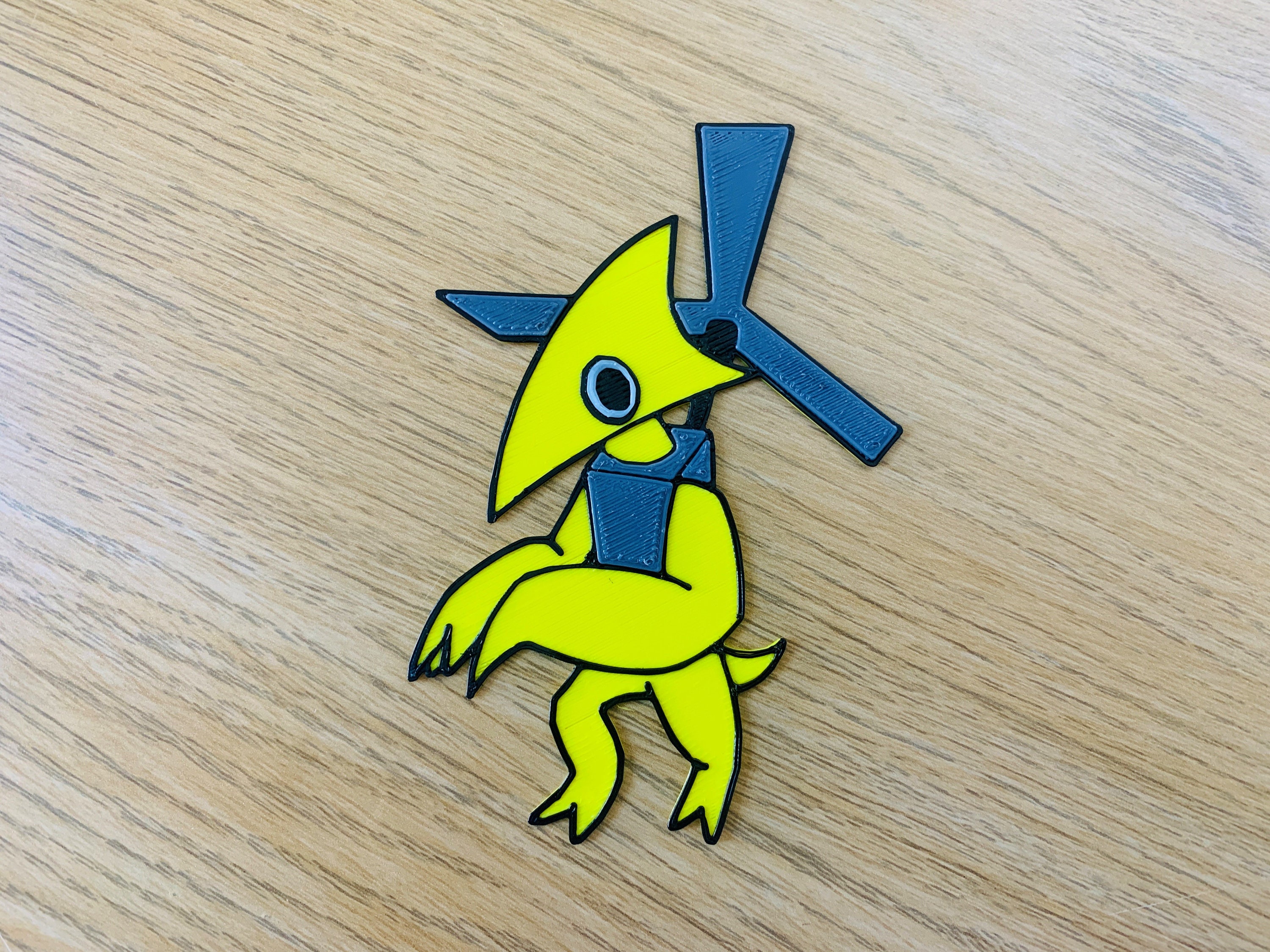 サザンアイランド　レインボーアイランド　トロピカルアイランド　ファイル Rainbow Friends Game Inspired Yellow Monster Bookmark - 3D Printed